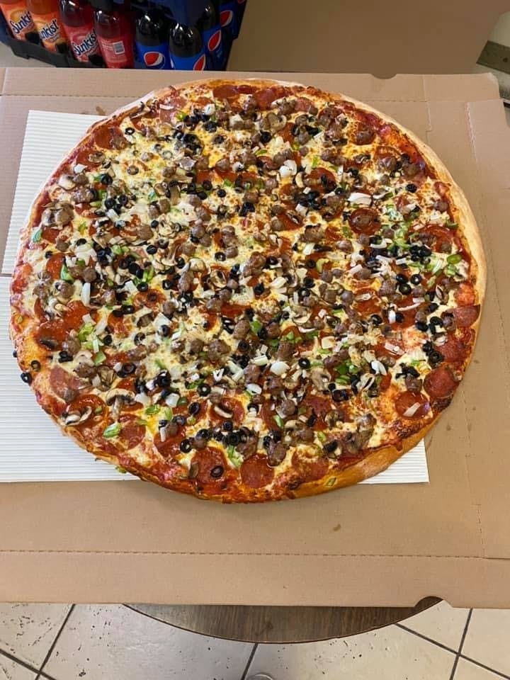 NY Combo Pizza.